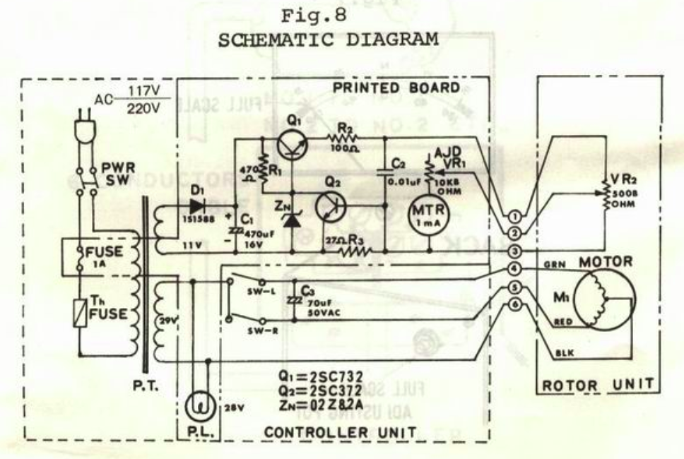 Kenrotor KR400 schematic