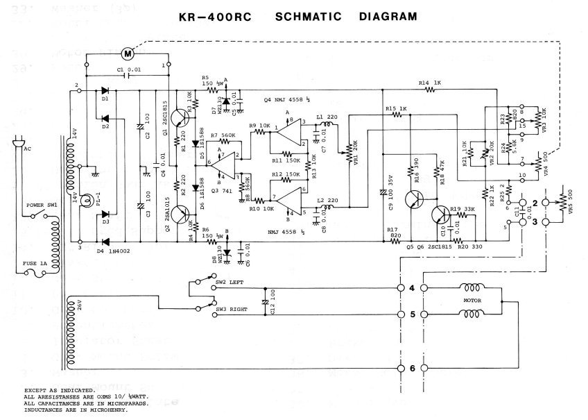 Kenpro KR400RC schematic